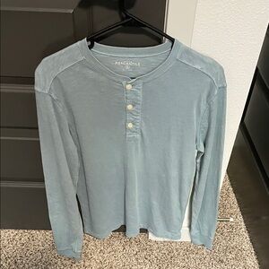 J. Crew Slate Blue Long Sleeve Henley